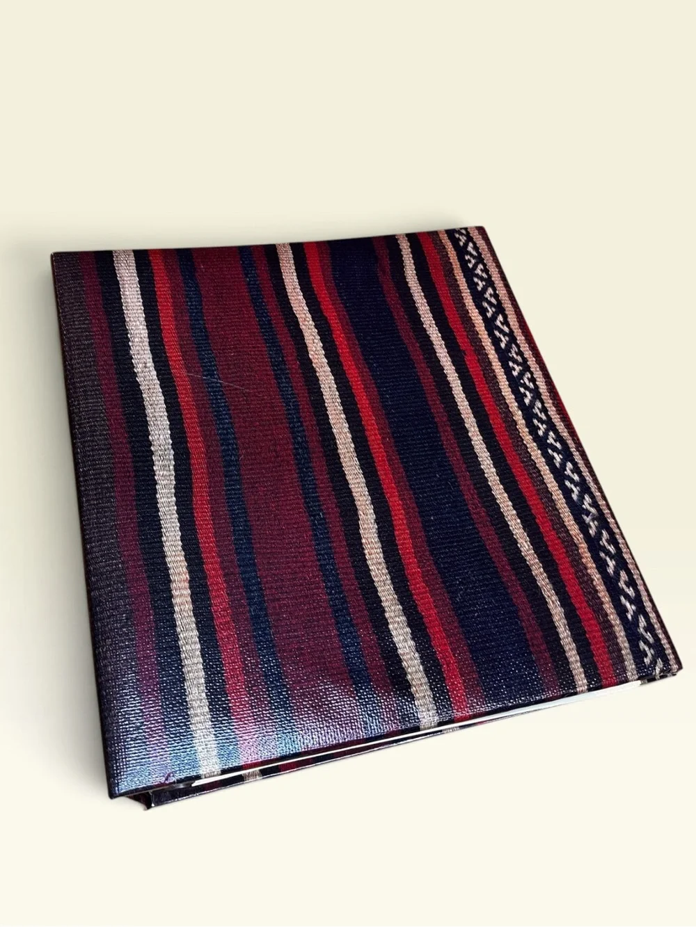 Vintage Magic Carpet Scrapbook Photo Album 3 Ring Binder US Turkish Southwest